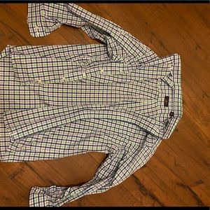Club room button down very nice plaid